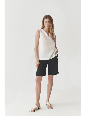 TATUUM Leinen-Top in Creme