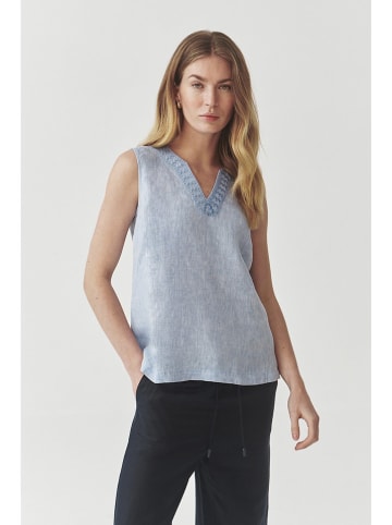 TATUUM Leinen-Top in Hellblau