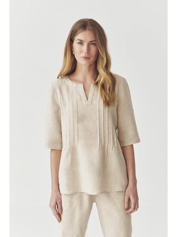 TATUUM Leinen-Bluse in Beige