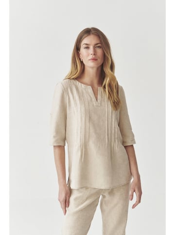 TATUUM Leinen-Bluse in Beige