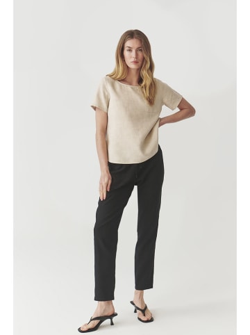 TATUUM Leinen-Bluse in Beige