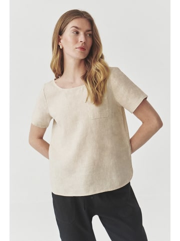 TATUUM Leinen-Bluse in Beige