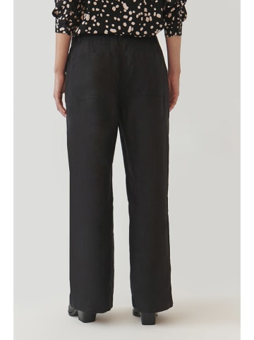 TATUUM Leinen-Hose in Schwarz