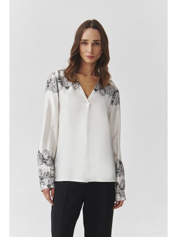 TATUUM Bluse in Weiß/ Schwarz