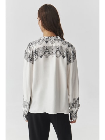 TATUUM Bluse in Weiß/ Schwarz