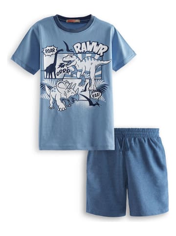Denokids 2tlg. Outfit in Hellblau/ Blau