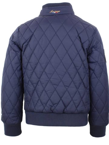 Peak Mountain Doorgestikte jas donkerblauw