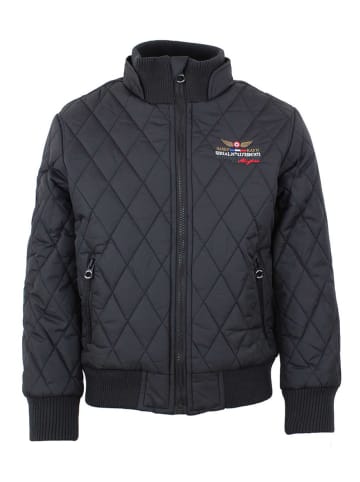 Peak Mountain Doorgestikte jas donkerblauw