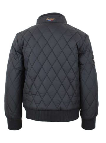 Peak Mountain Doorgestikte jas donkerblauw