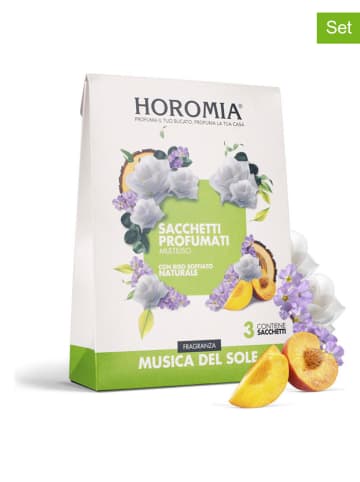 Horomia 3-delige set: geursachets "Musica del Sole" - 3x 12 g
