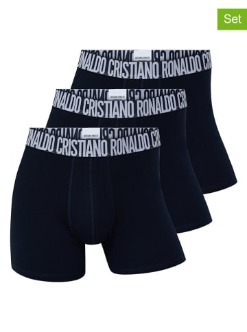 CR7 3er-Set: Boxershorts in Dunkelblau