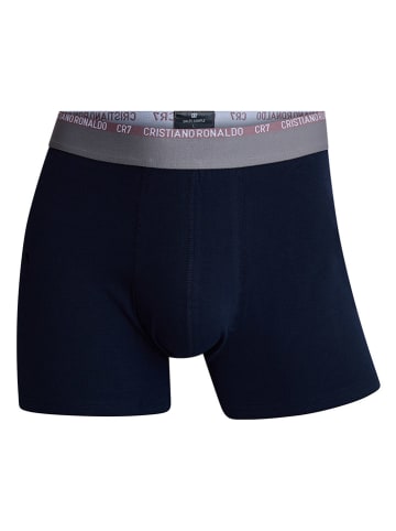 CR7 3er-Set: Boxershorts in Dunkelblau/ Hellblau/ Grau