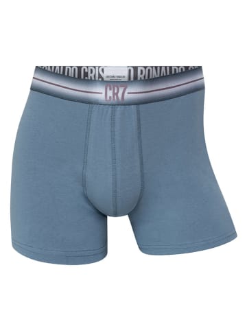 CR7 4er-Set: Boxershorts in Dunkelblau/ Hellblau/ Grau