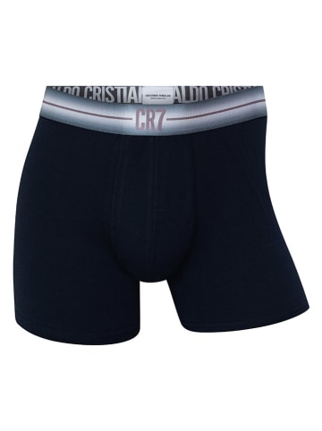 CR7 7er-Set: Boxershorts in Dunkelblau/ Hellblau/ Grau