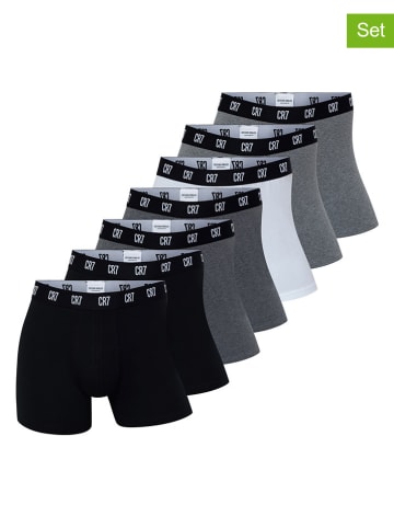 CR7 7-delige set: boxershorts zwart/grijs/wit