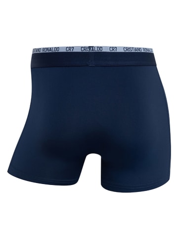 CR7 3-delige set: boxershorts donkerblauw/zwart/bruin