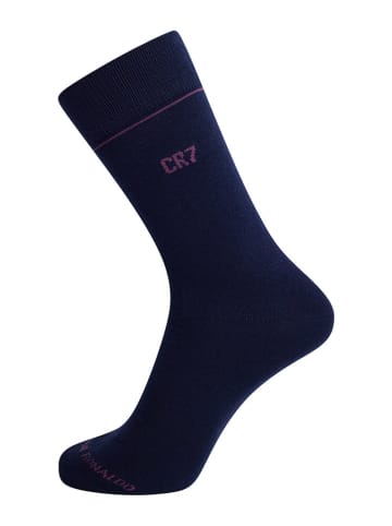 CR7 3er-Set: Socken in Dunkelblau