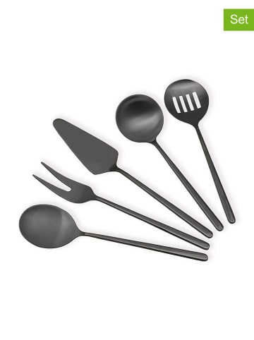 Hermia 5tlg. Set: Küchenhelfer in Schwarz