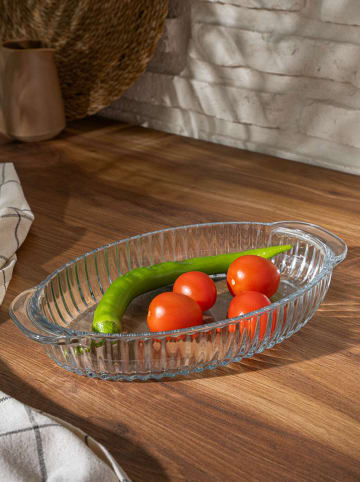 Hermia Servierplatte in Transparent - (L)28 x (B)16 cm