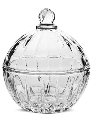 Hermia Zuckerdose in Transparent - (H)10 x Ø 5 cm