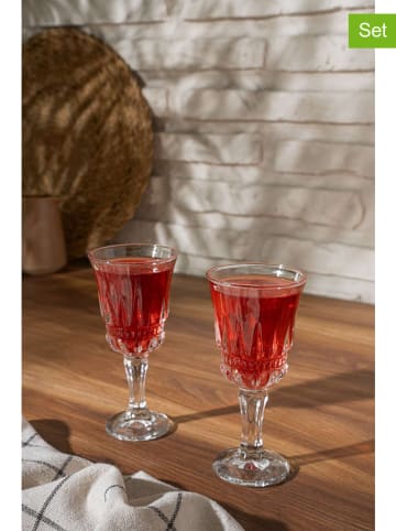 Hermia 6-delige set: glazen transparant - 100 ml