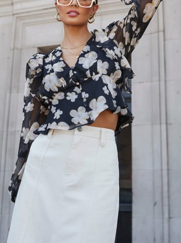 Milan Kiss Blouse zwart/crème