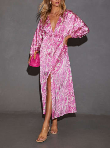 Milan Kiss Kleid in Pink/ Creme
