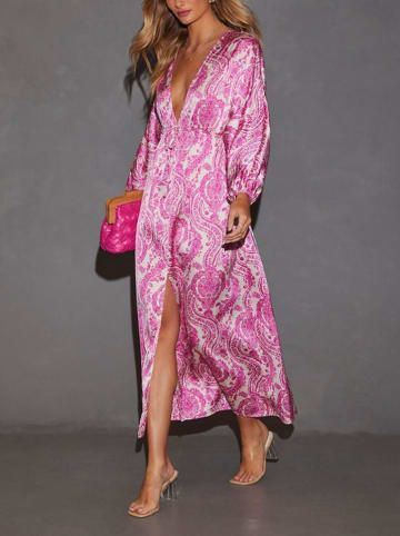 Milan Kiss Kleid in Pink/ Creme
