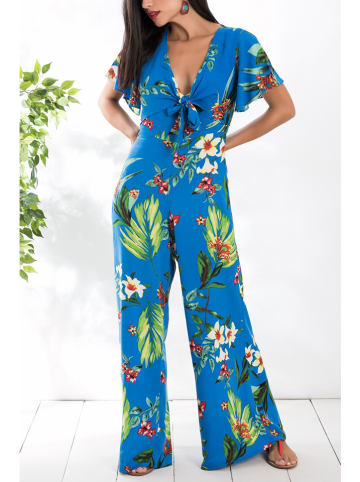 Milan Kiss Jumpsuit blauw/groen
