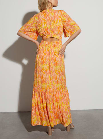 Milan Kiss Kleid in Orange/ Gelb