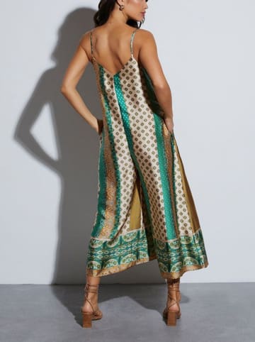 Milan Kiss Jumpsuit in Bunt/ Grün