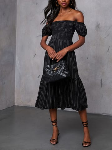 Milan Kiss Kleid in Schwarz/ Weiß