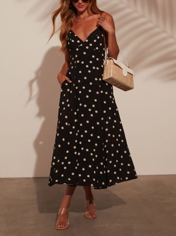 Milan Kiss Jurk zwart/wit