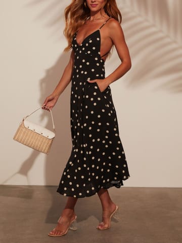 Milan Kiss Jurk zwart/wit