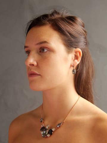 Otazu Vergold. Ohrstecker mit Swarovski Kristallen