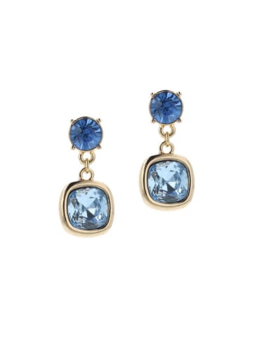 Otazu Vergold. Ohrstecker mit Kristallen