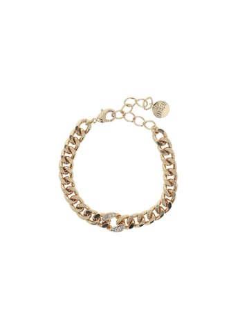 Otazu Vergulde armband met kristallen - (L)17 cm