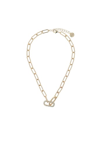 Otazu Vergulde ketting met kristallen - (L)41 cm