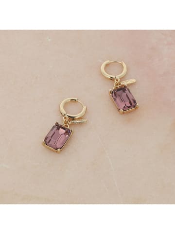 Otazu Vergold. Creolen mit Swarovski Kristallen