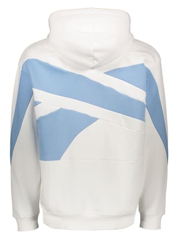 Reebok Hoodie wit/lichtblauw