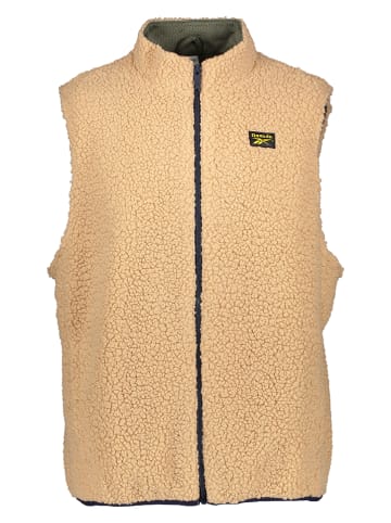 Reebok Kamizelka polarowa w kolorze beżowym