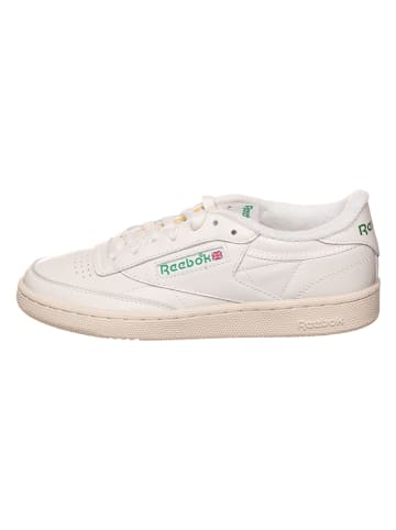 Reebok Leder-Sneakers "Club C 85 Vintage" in Weiß