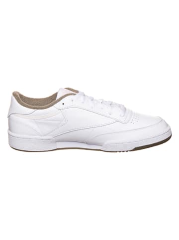 Reebok Leder-Sneakers "Club C 85" in Weiß