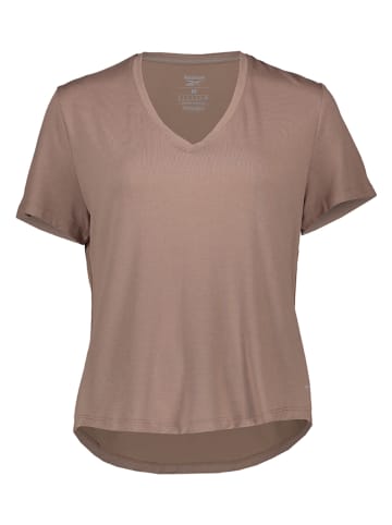 Reebok Trainingsshirt "DreamBlend" in Hellbraun