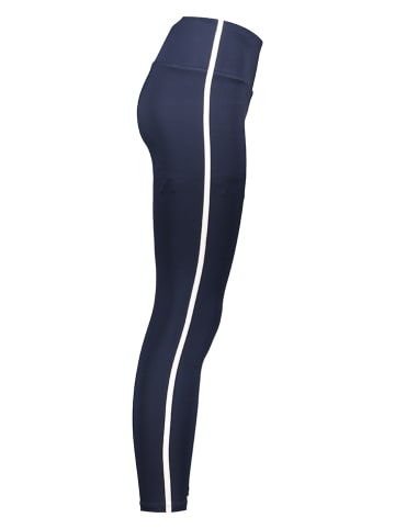 Reebok Legginsy sportowe "Poly" w kolorze granatowym