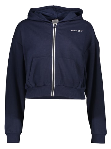Reebok Sweatjacke in Dunkelblau