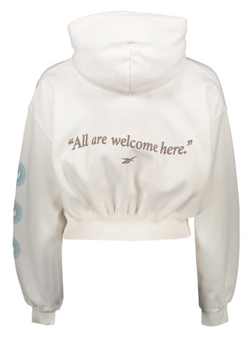 Reebok Hoodie "Good Vives" in Weiß