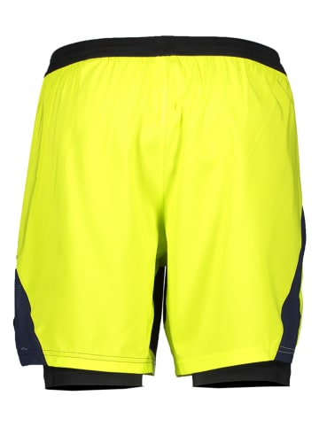 Reebok Szorty w kolorze granatowo-żółtym do biegania