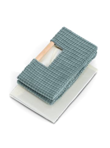 Zeller Aufbewahrungskorb in Blau - (B)34 x (H)23,5 x (T)13 cm