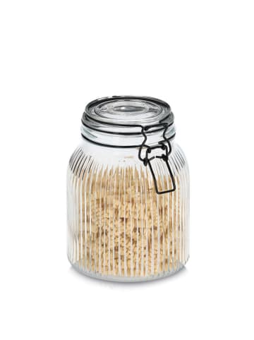 Zeller 2er-Set: Vorratsgläser in Transparent - (H)17,4 x Ø 12,8 cm